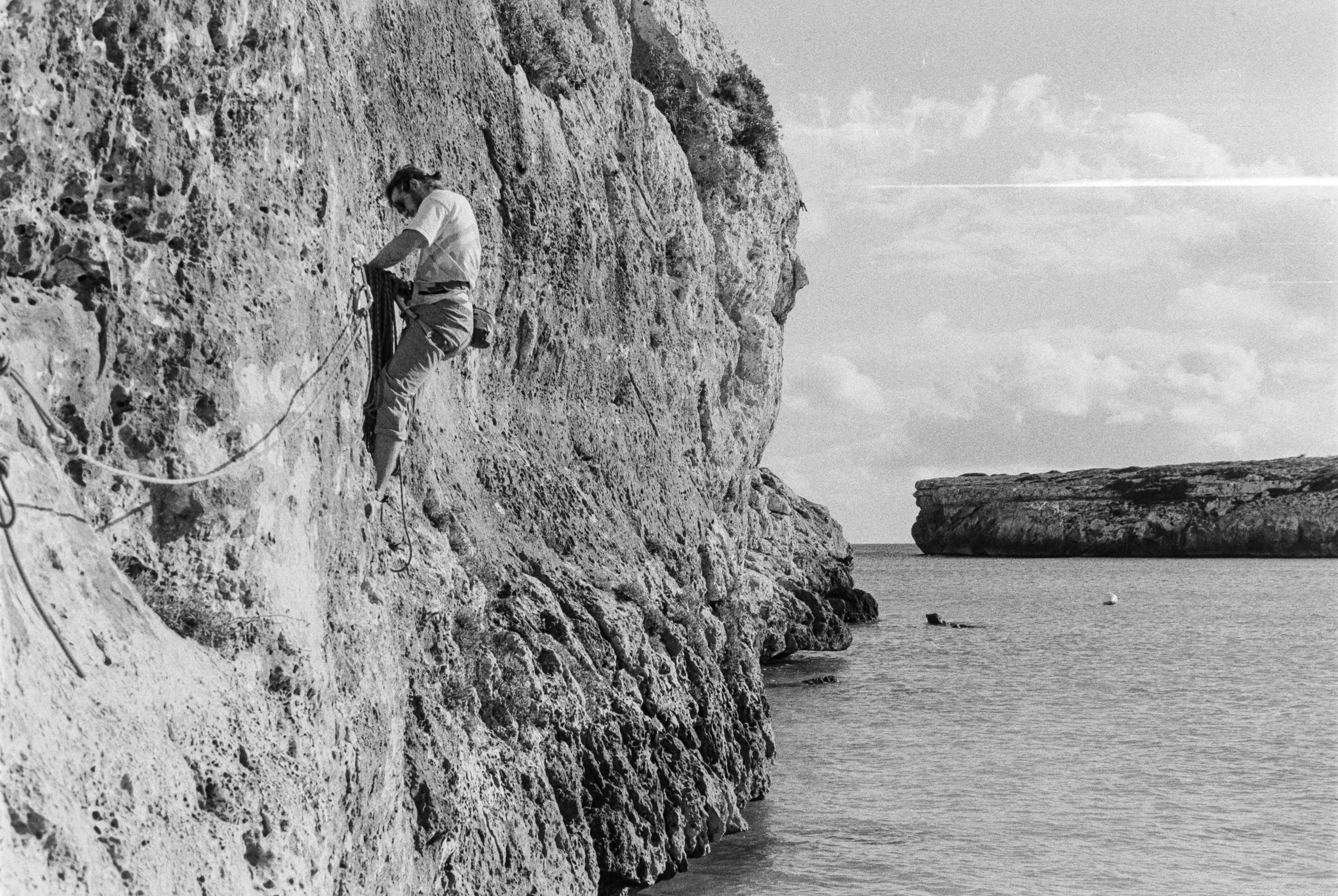 Climbing beach