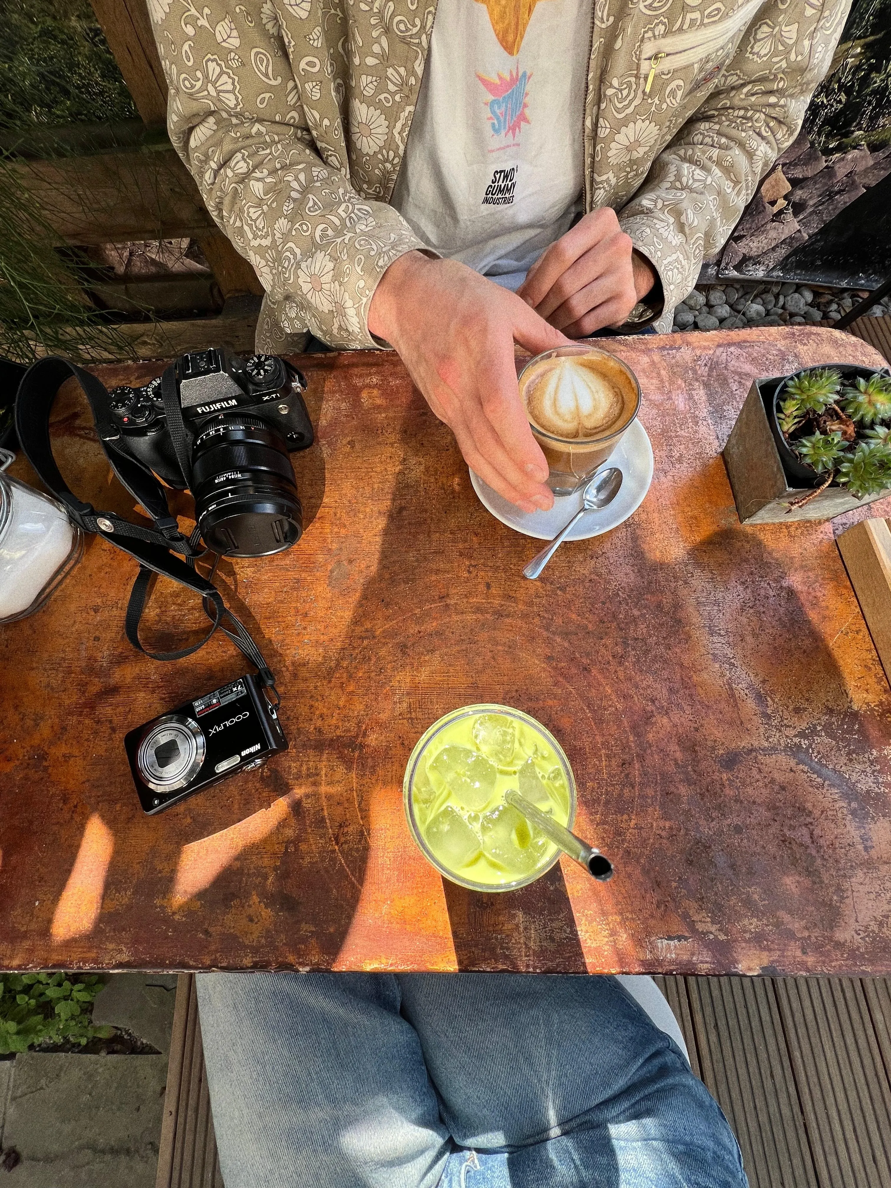 Matcha and Flat White